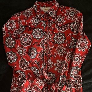 CR Ranchwear Bandana Print Shirt